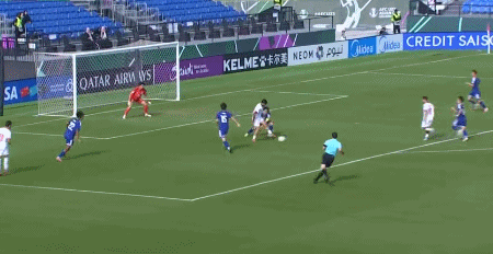 kaiyun-半场：日本U23 0-1约旦U23，阿赛扎破门